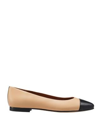 MARGAUX Women's The Cap-Toe Pointe Flats | Bloomingdale's Shoes | Bloomingdale's (AU)