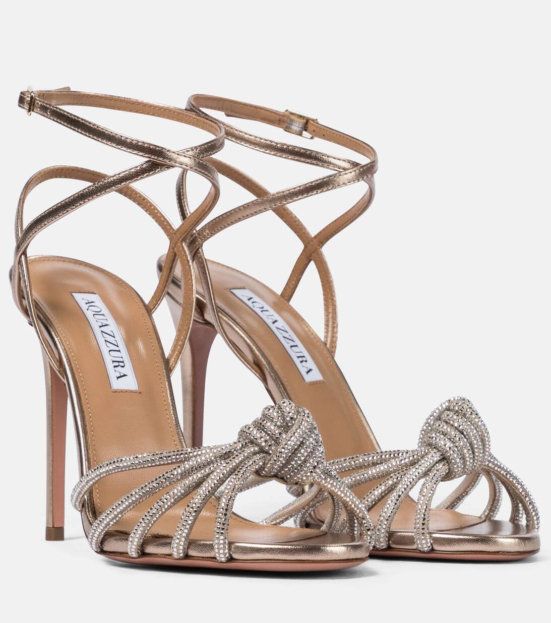 Celeste 105 embellished leather sandals | Mytheresa (US/CA)