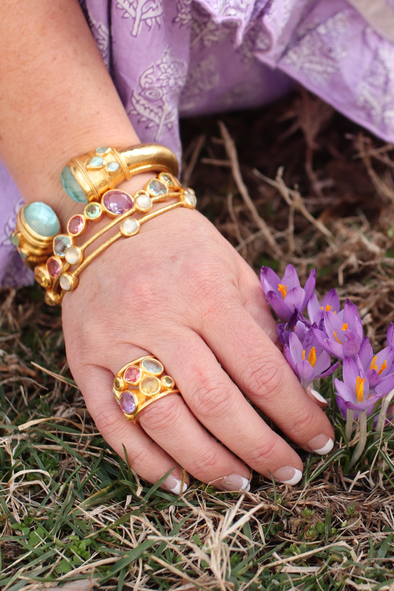 Spring has spring… cue all the pretty pastels // Easter jewelry// spring jewelry // pastel gems // Julie Vos // new for spring // Easter egg colors 

#LTKStyleTip #LTKOver40 #LTKSeasonal