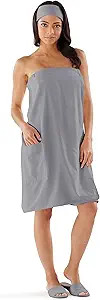 Boca Microfiber Towel Wrap for Women - Spa Wrap Towel Dress for Shower, Bath, Gym, Sauna or Pool ... | Amazon (US)