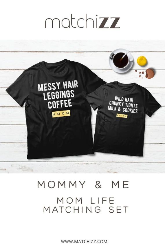 Mommy and Me Outfit Girl Matching Mother Daughter Outfit Shirt Mom Life Girl Matching Shirts | Etsy (US)
