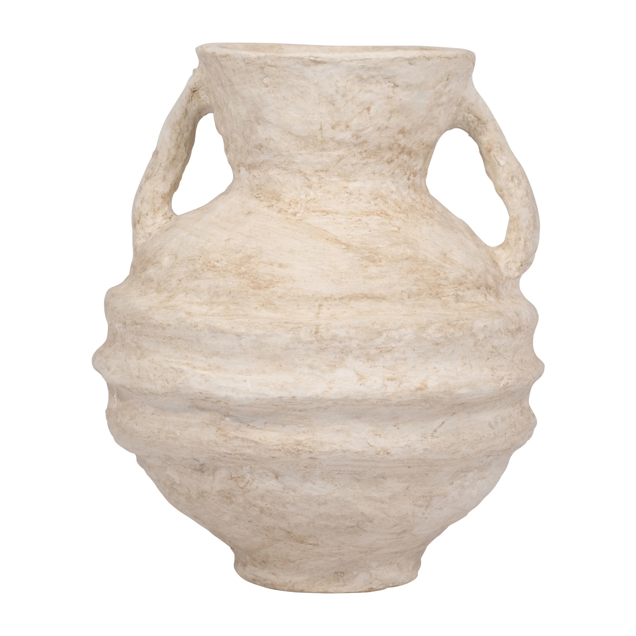 Boho Decorative Vase - Handcrafted Paper Mache & Pottery - Rustic Textured Design - Home & Office... | Walmart (US)