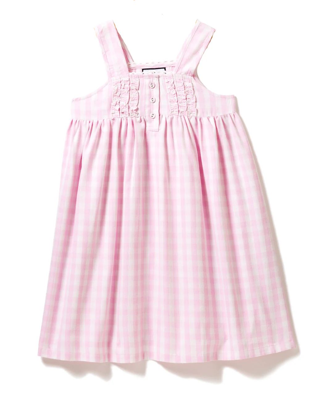 Children's Pink Gingham Charlotte Nightgown | Petite Plume