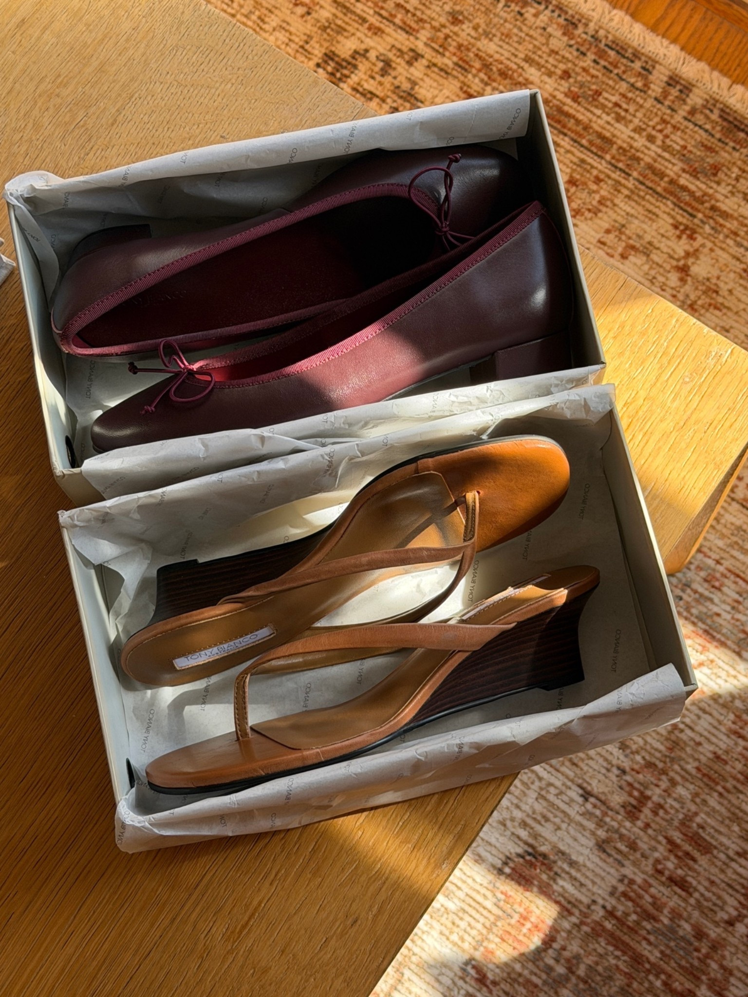 Summer to fall shoes, I sized up a half size in both