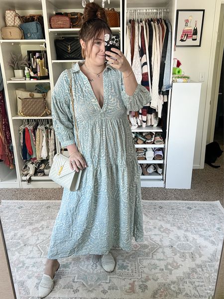 Got so many compliments on this shirt dress from Anthropologie today!! This exact print is no longer in stock, but there’s another cute blue print I’m loving!! So pretty for when it’s not crazy hot out, but still nice weather.

Maxi dress, shirt dress, Anthropologie, spring dress, spring outfit 

#LTKmidsize #LTKfindsunder100 #LTKSeasonal