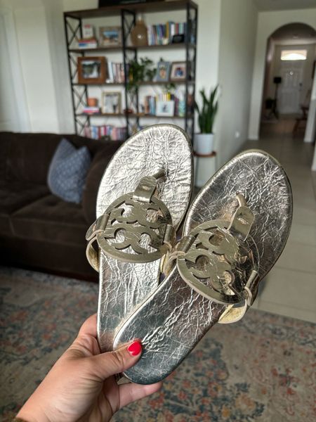 My fav sandals now in gold! The outlet had the wrinkled leather Millers but I linked the gold millers online! 

#LTKMidsize #LTKStyleTip #LTKShoeCrush