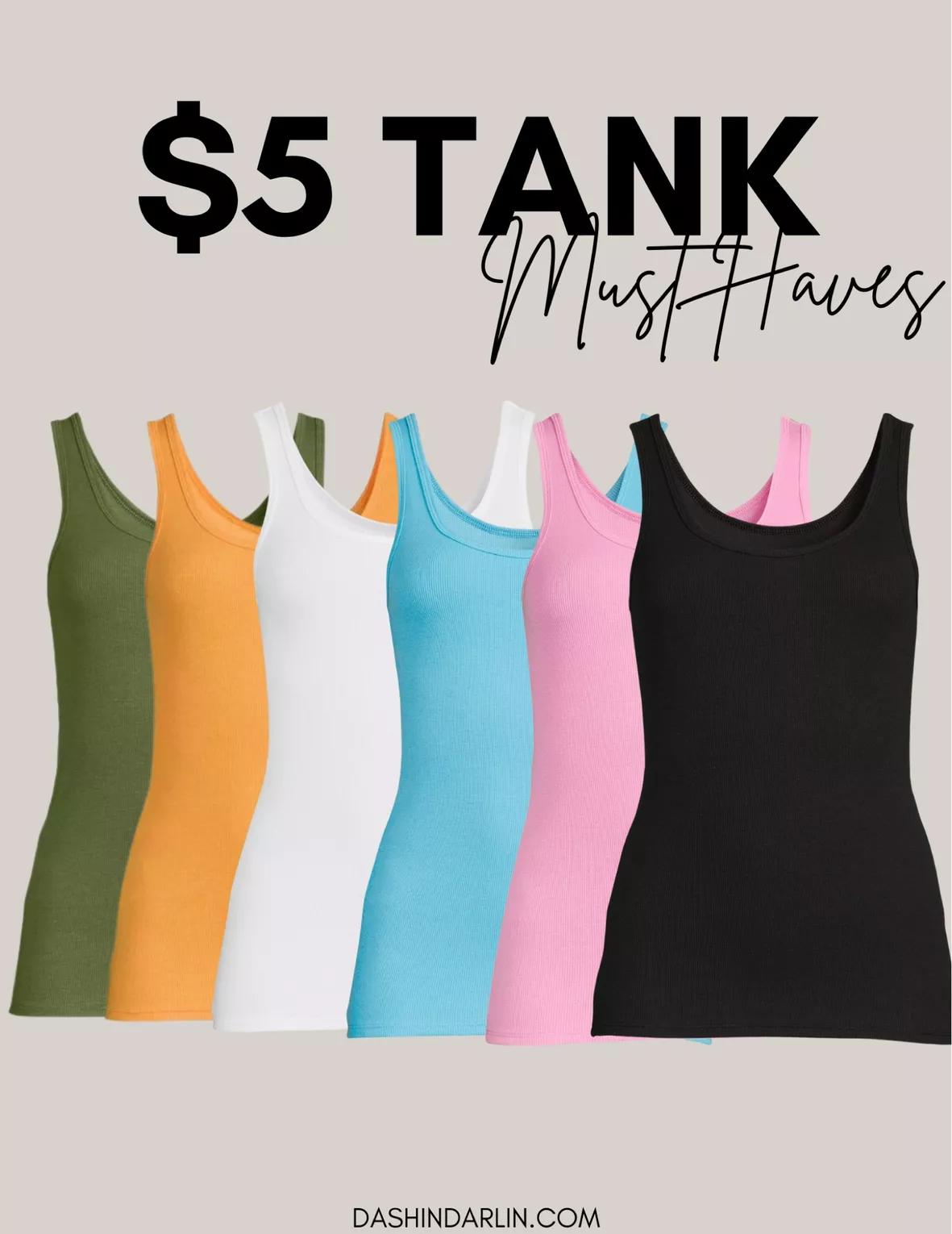 Scoop Women's Ribbed Sleeveless … curated on LTK