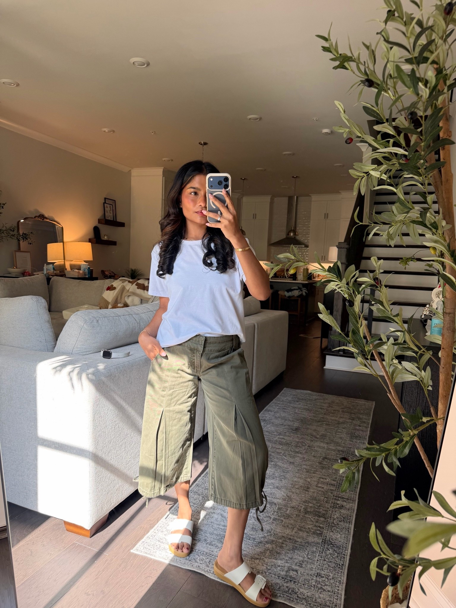 Easy summer petite mom outfit:

Wearing xs in pants and slides are size 5 (I’m usually 5.5-6)

#LTKootd #LTKmomlife #LTKPetite