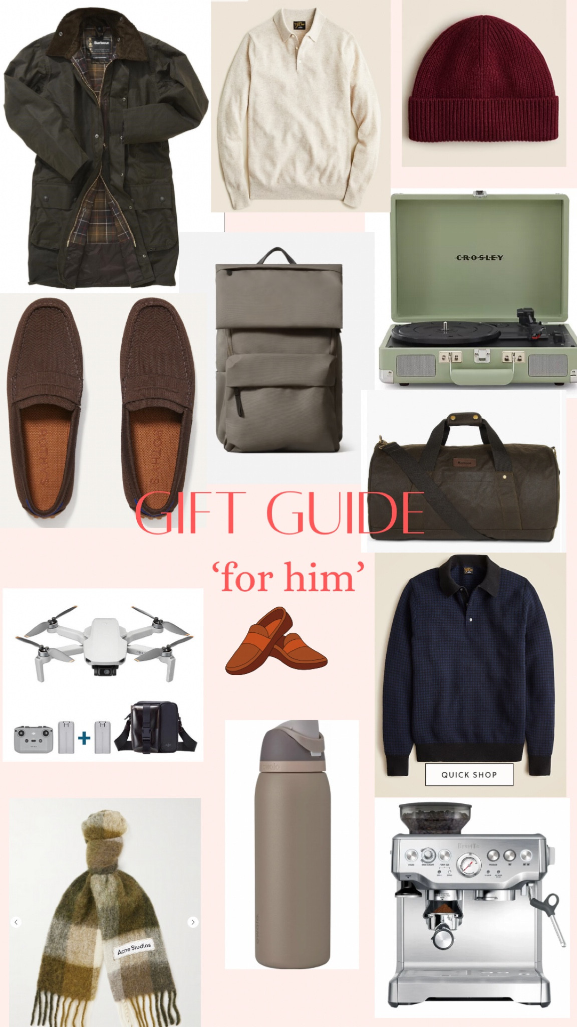 Gift Guide ‘for him'

#LTKCyberWeek #LTKMens #LTKGiftGuide