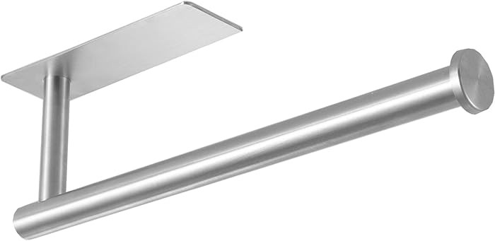 theaoo Under Cabinet Paper Towel Holder for Kitchen, Adhesive Paper Towel Roll Rack for Bathroom ... | Amazon (US)