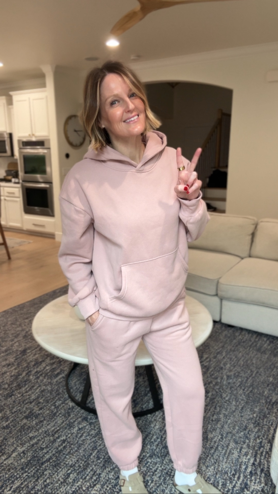 Best sweatsuit. So plush, soft and warm. 

Wearing a medium 

#LTKGiftGuide #LTKFindsUnder50 #LTKActive