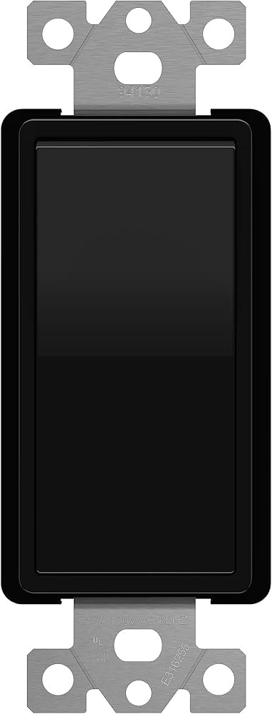 ENERLITES 4-Way Decorator Paddle Rocker Light Switch, Clamp Down Wiring, Gloss Finish, Grounding ... | Amazon (US)