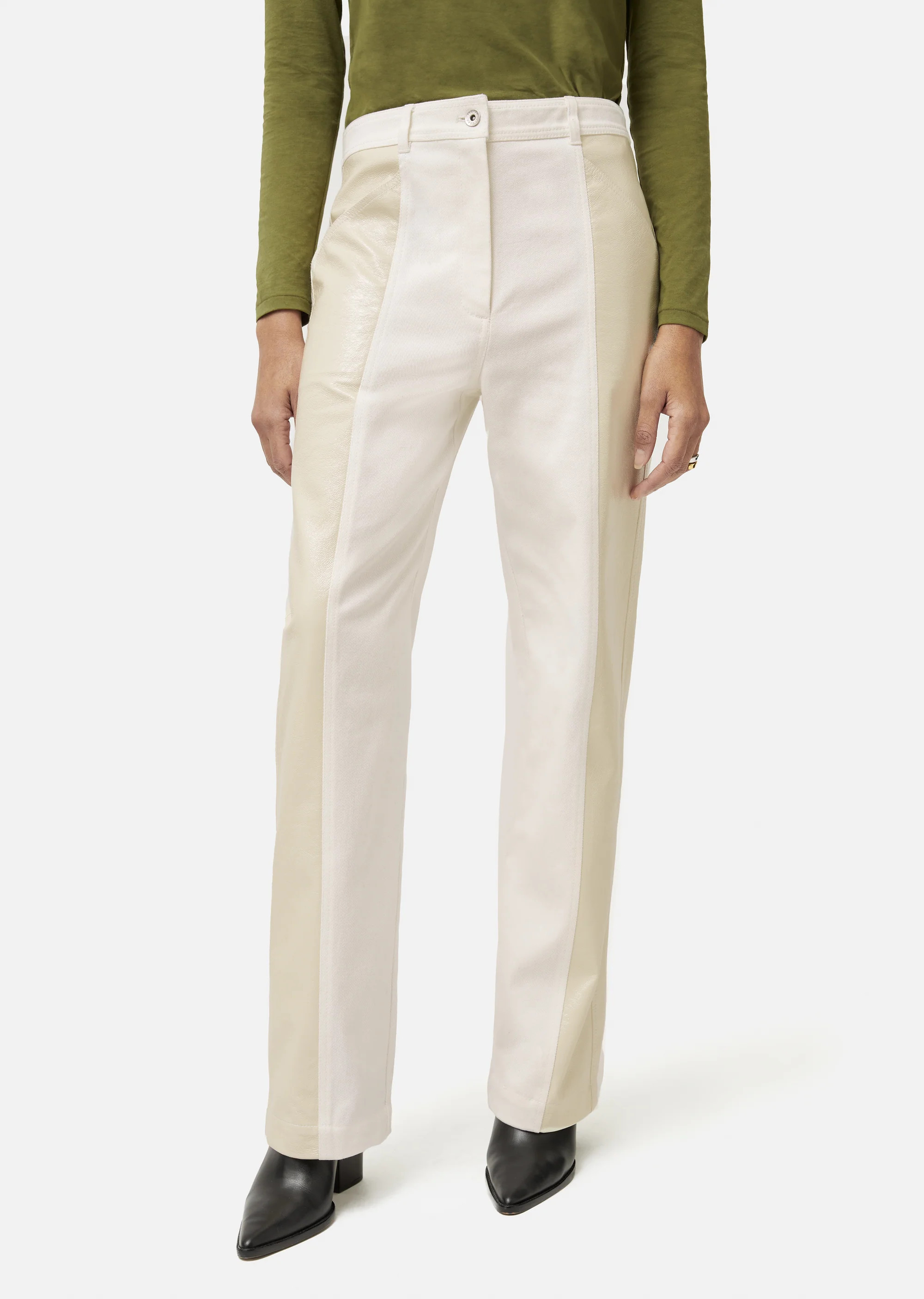 Beck Patent Panelled Jean | Jigsaw (UK)