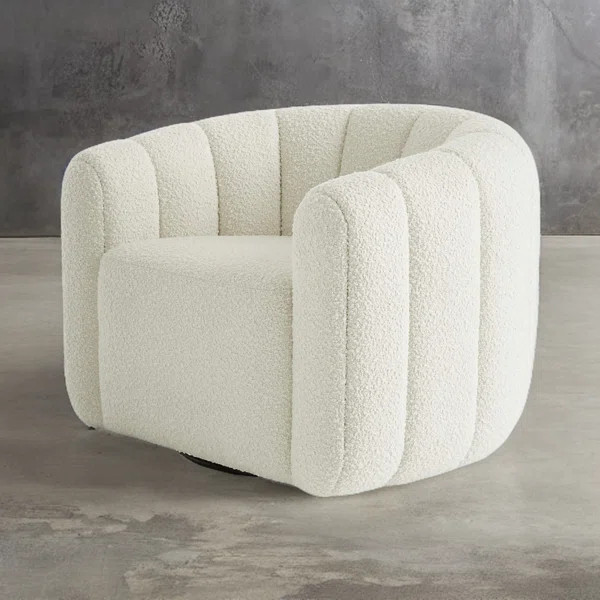 Zanyra Upholstered Swivel Accent Chair | Wayfair North America