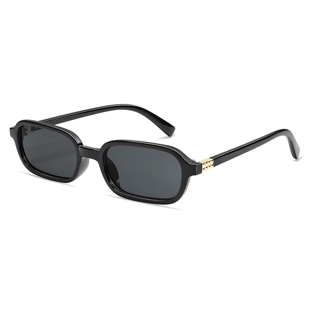 Retro Rectangular Sunglasses for Women Vintage Fashion Trendy Funny Small 90s Square Sunnies 2025... | Amazon (US)