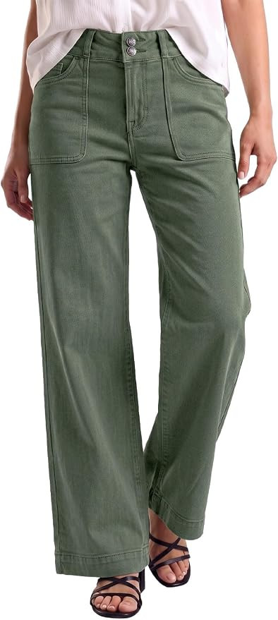 Sidefeel Women's High Waisted Stretchy Straight Leg Jeans | Amazon (US)