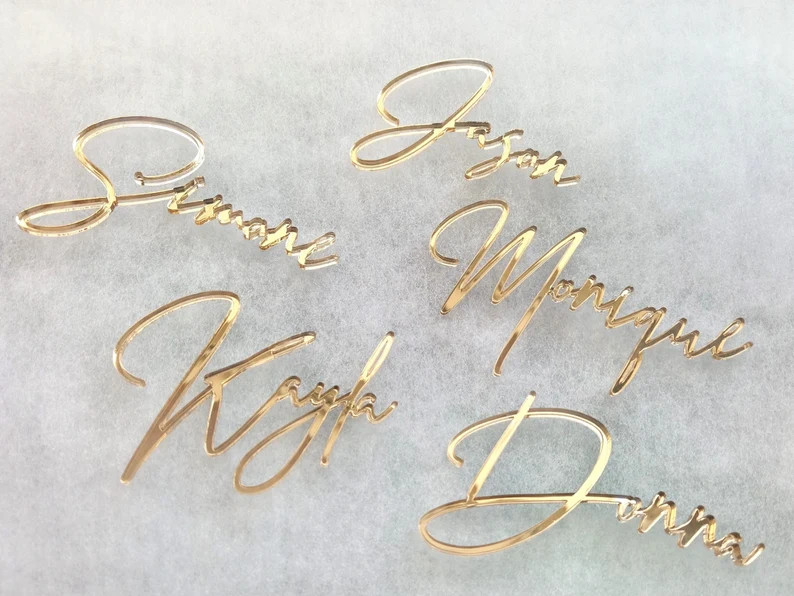 Wedding Place Cards for Table Decoration - Etsy | Etsy (US)