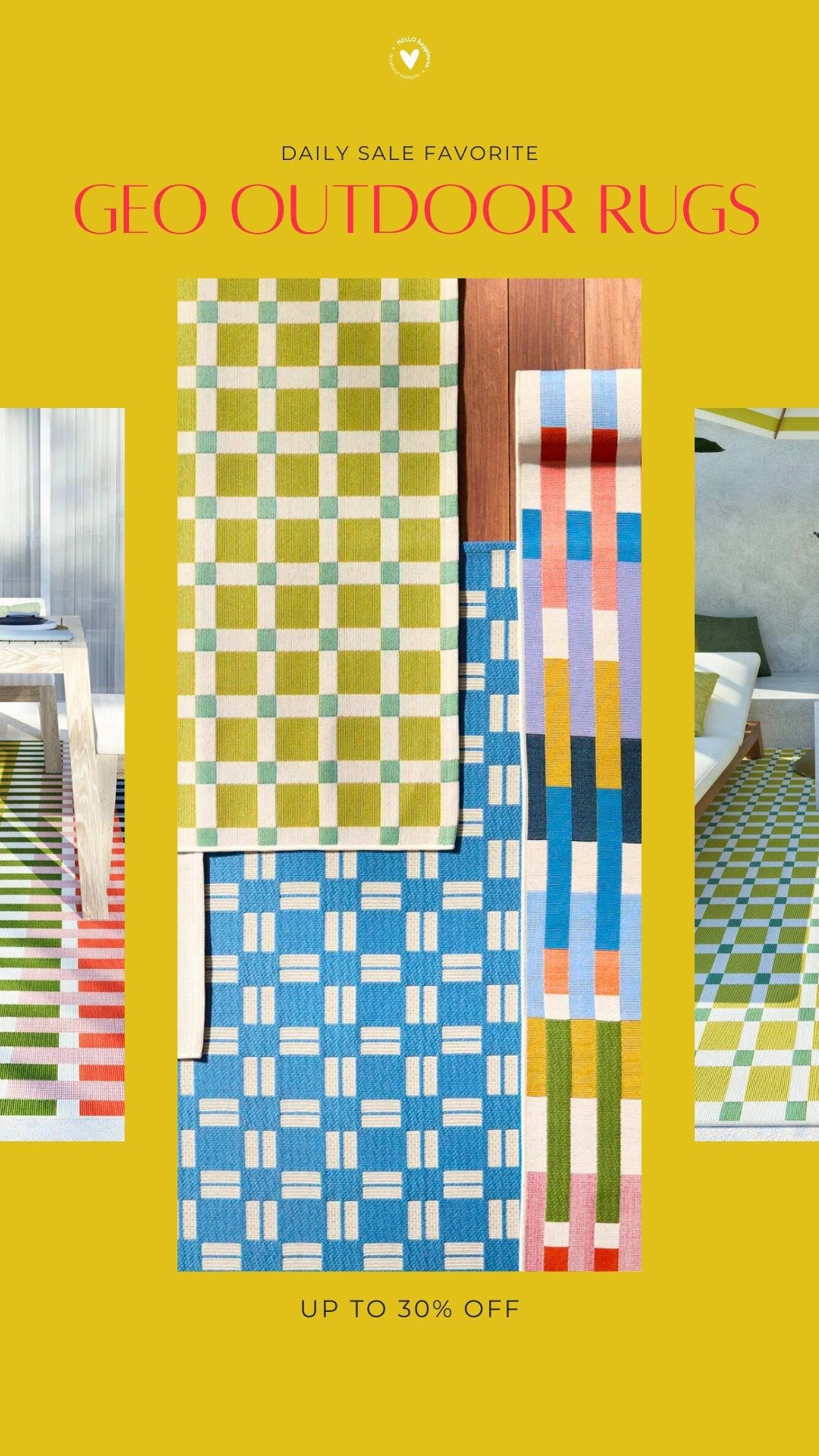 daily sale fav | geo outdoor rugs 

#LTKSaleAlert #LTKHome