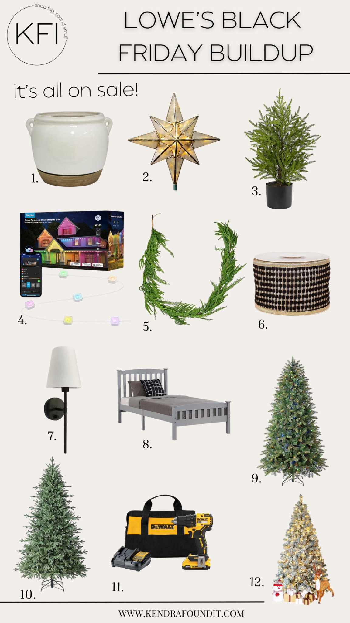#ad Looking to update your Christmas decor and save on giving gifts this season? ⭐️ The @loweshomeimprovement Black Friday Buildup is on now, so it’s the perfect time to do both. 🌲

I found wifi bluetooth Christmas lights, modern organic sconces under $60, a capiz tree topper, a faux Norfolk pine tree, pre-lit flocked and bare Christmas trees that look super real, a rustic vintage planter, and so much more. 

Deck those halls! 🎄

#lowespartner #Christmas2024 #sale 


#LTKHoliday #LTKHome #LTKSaleAlert