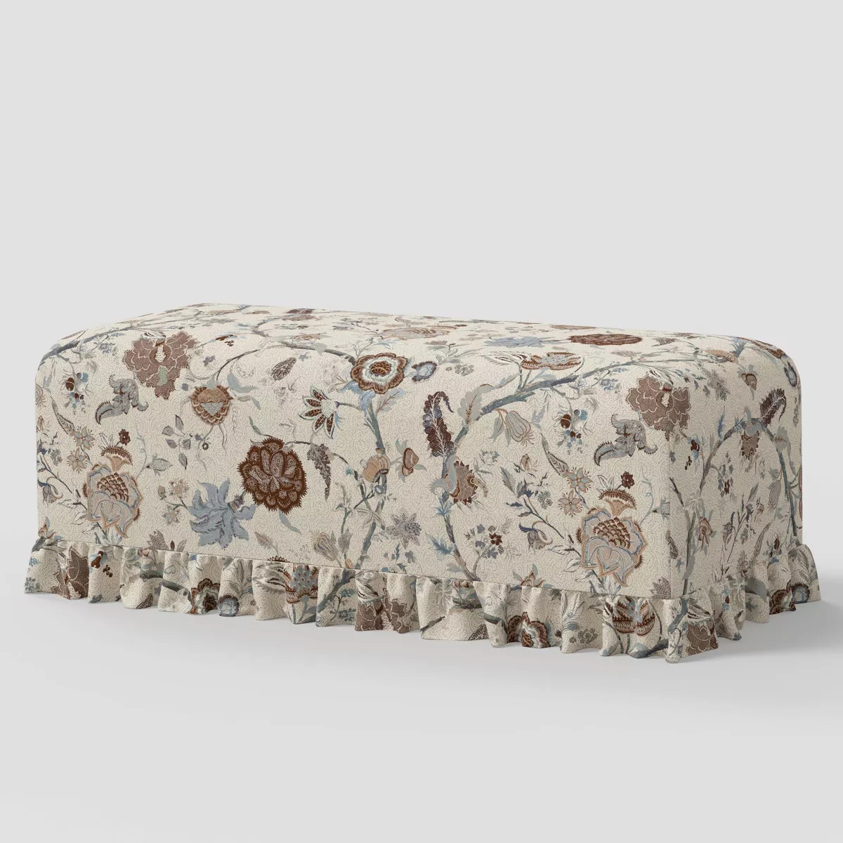 Ruffled Slipcover Dining Bench Multicolor - Threshold™ designed with Studio McGee | Target