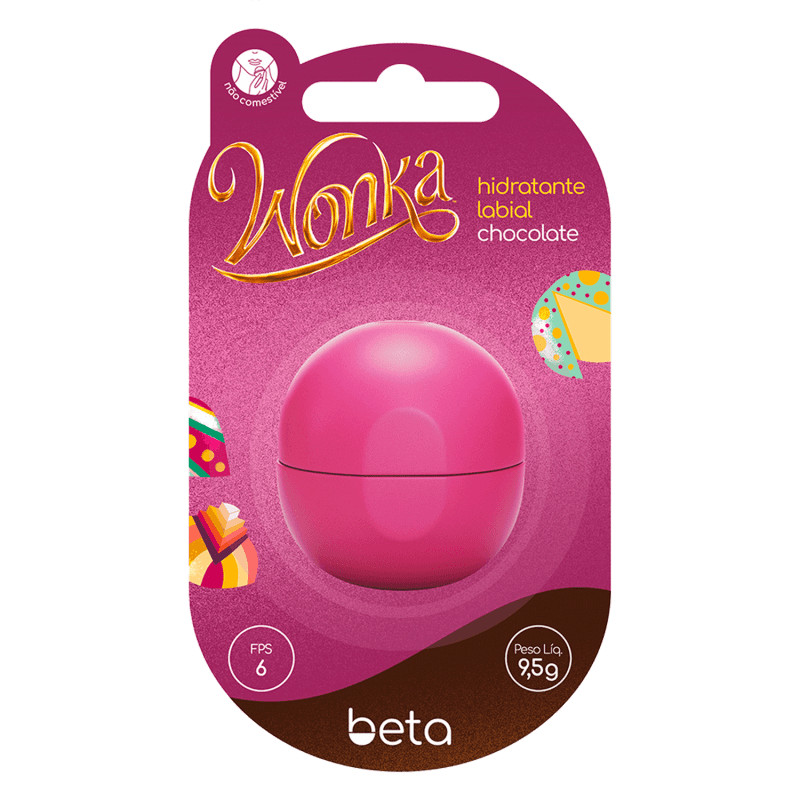Hidratante Labial Beta Wonka Chocolate 9,5g | Beleza Na Web (BR)
