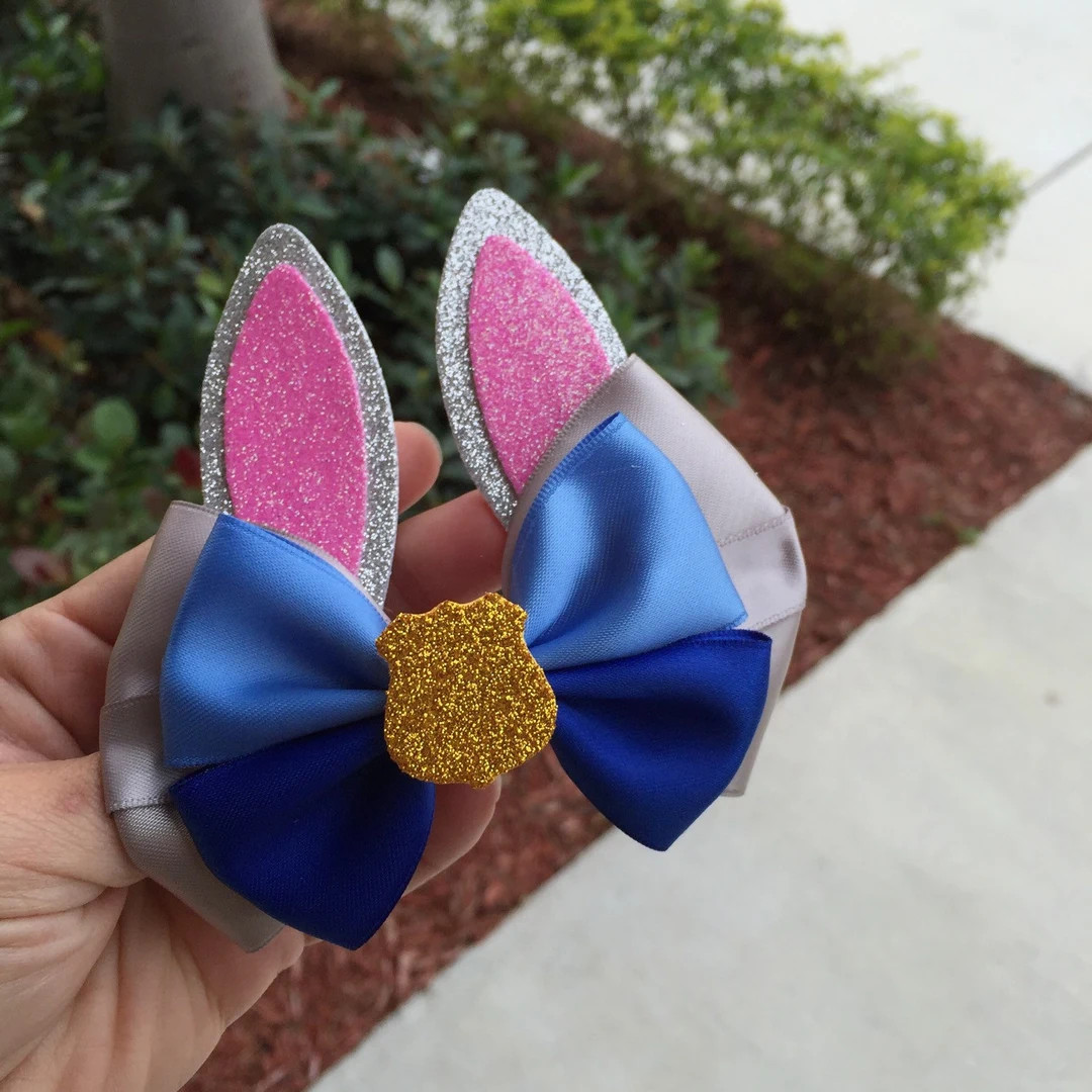 Judy hopps zootopia hairbow inspired | Etsy (US)