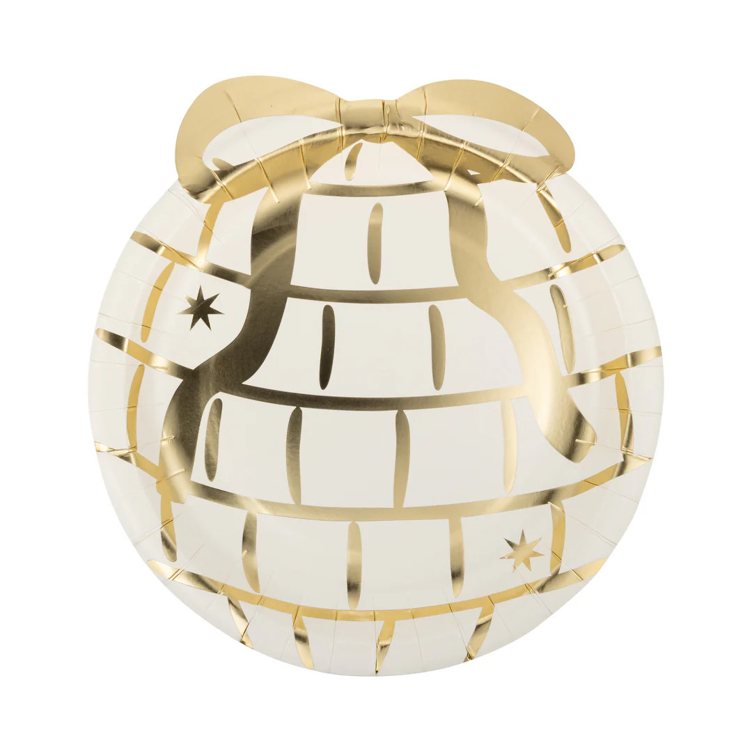 Disco Ball with Bow Shaped Plate | My Mind's Eye