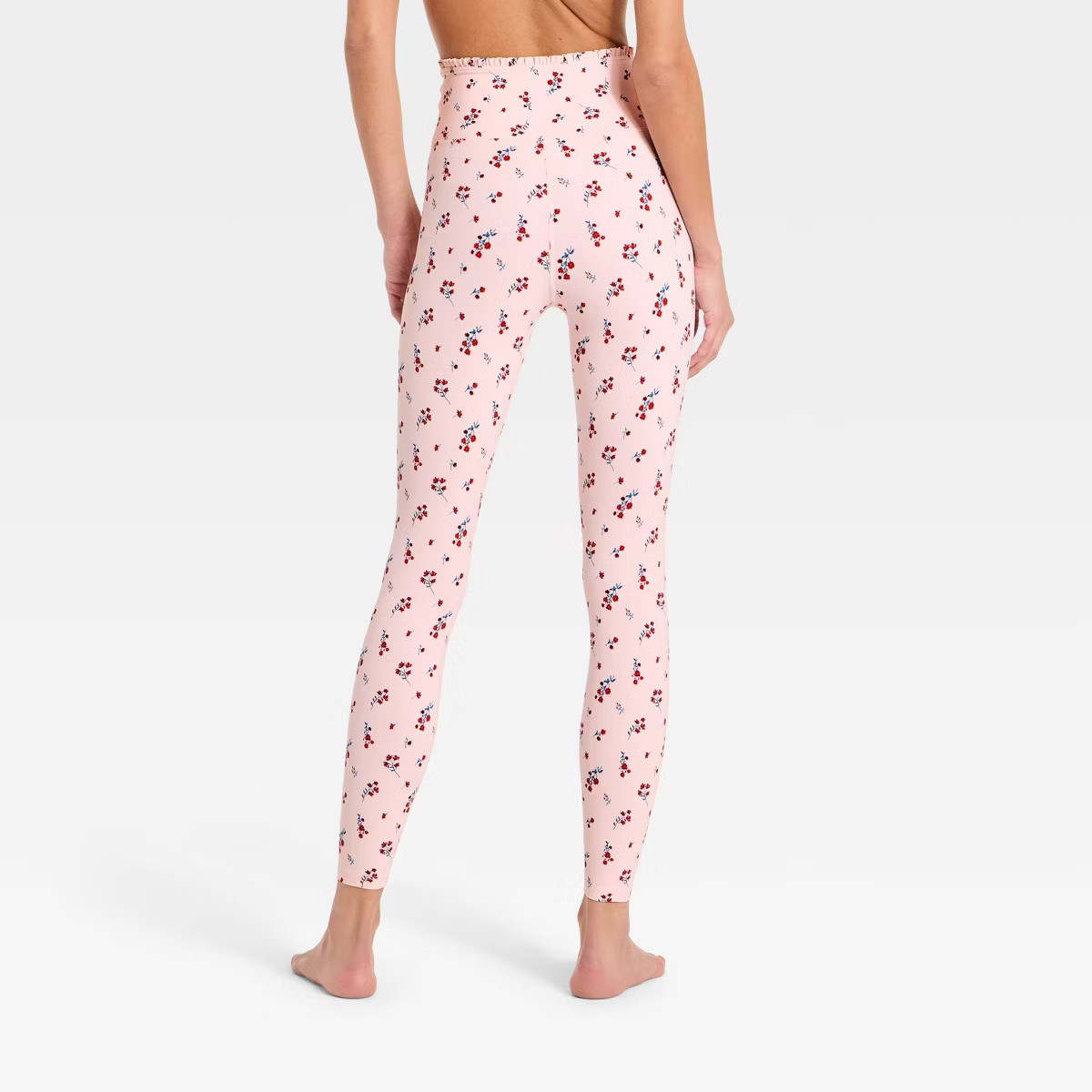 Women's Everyday Soft Ultra High-Rise Ruffle Crossover 7/8 Leggings - All In Motion™ | Target