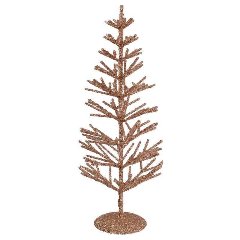 Northlight 18" Rose Gold Artificial Tabletop Christmas Tree - Unlit | Target