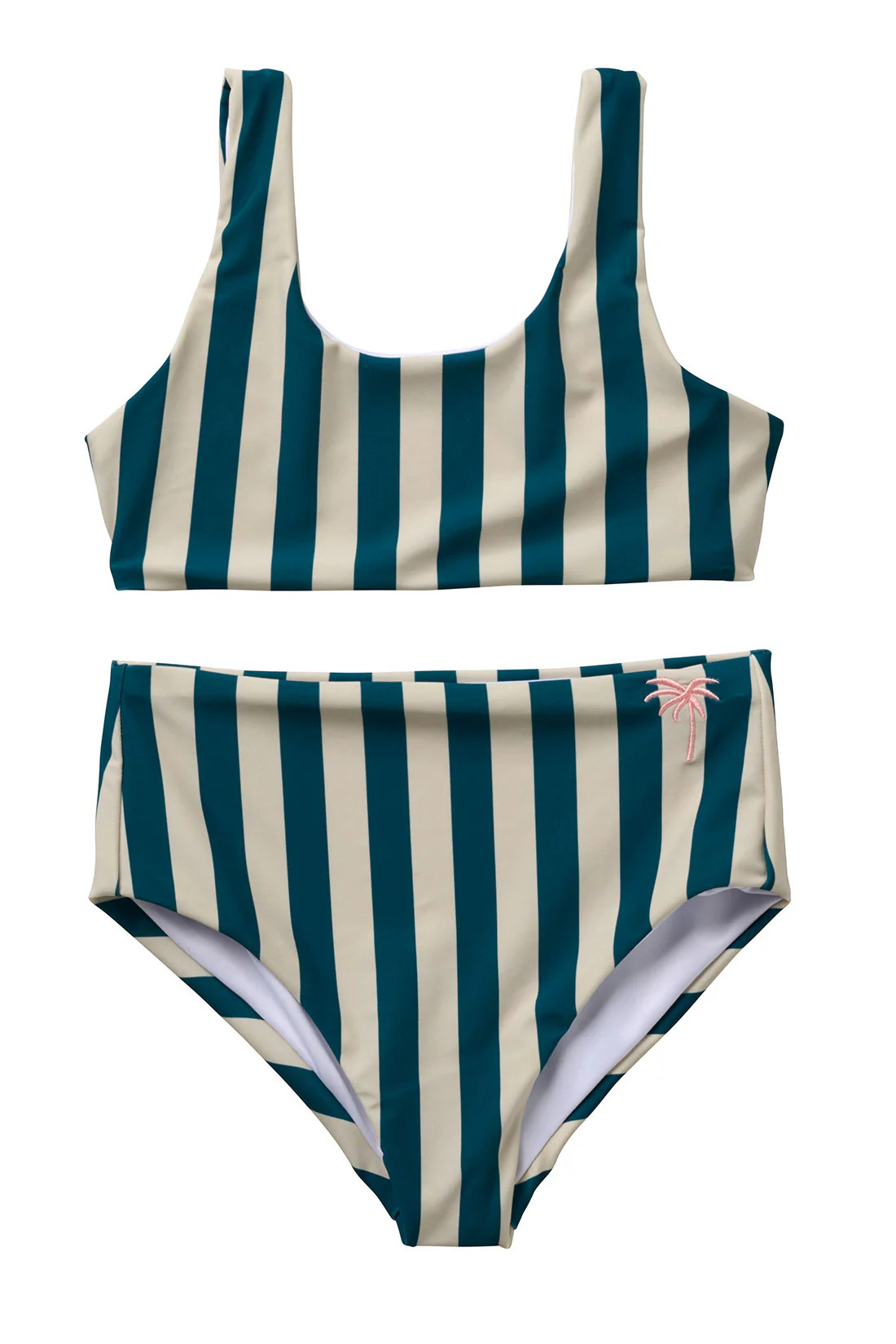 Cabana Stripe Two Piece Swimsuit / Charleston | Seaesta Surf