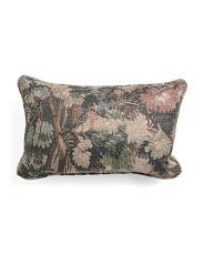 13x21 Forest Tapestry Lumbar Pillow | TJ Maxx