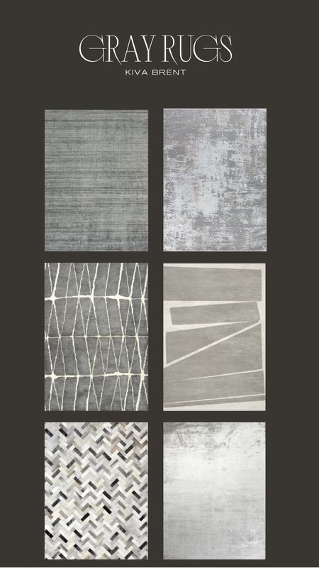 Modern gray rugs for your contemporary home! 

#LTKhome