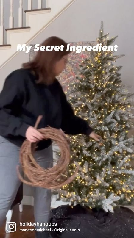 When putting together a seasonal tree, start with grapevine garland.  It hold your stems and florals in place.

#LTKSeasonal #LTKstyletip #LTKhome
