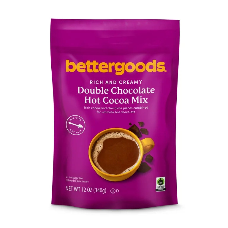 bettergoods Double Chocolate Hot Cocoa Mix, 12 oz | Walmart (US)