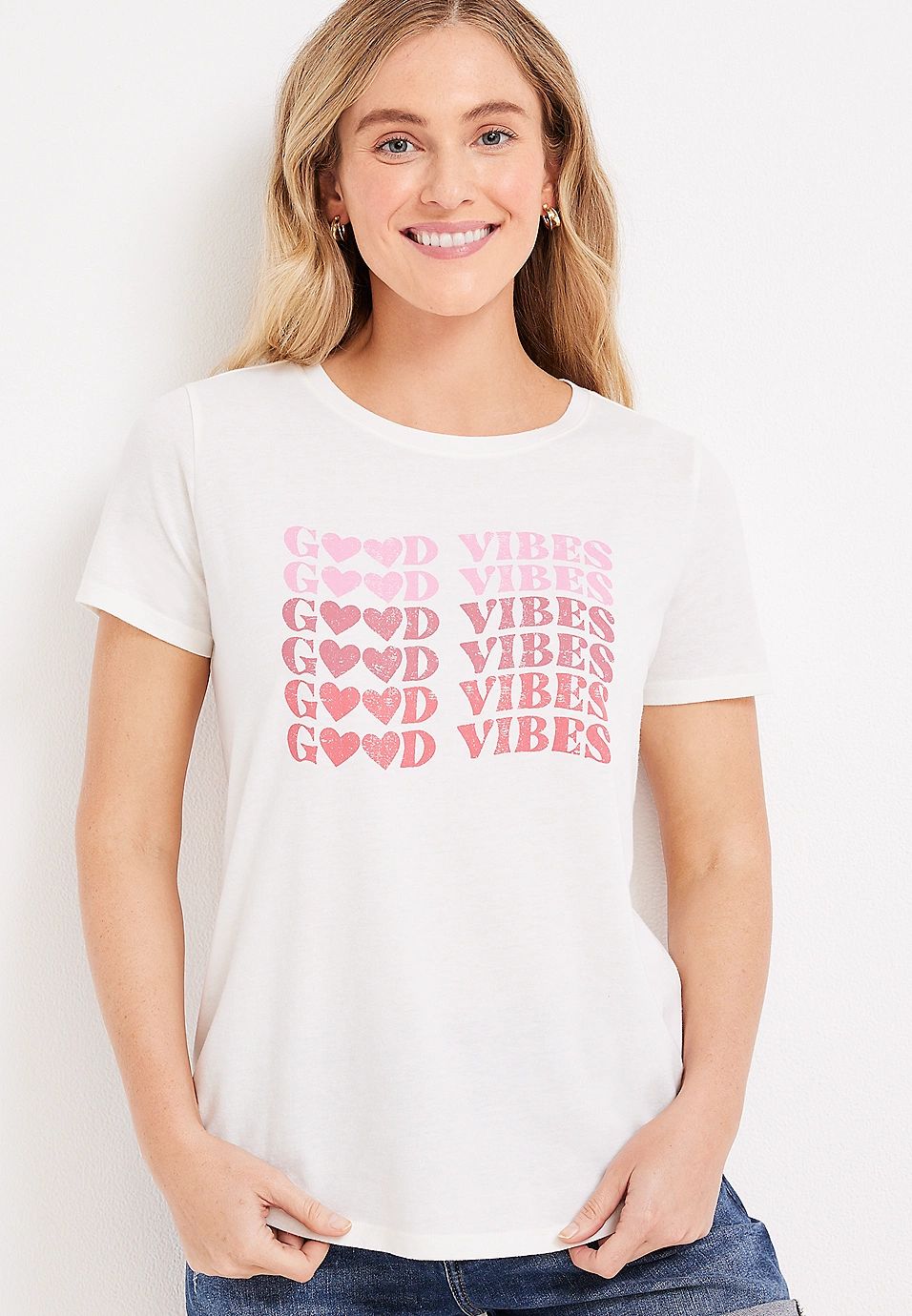 Good Vibes Graphic Tee | Maurices