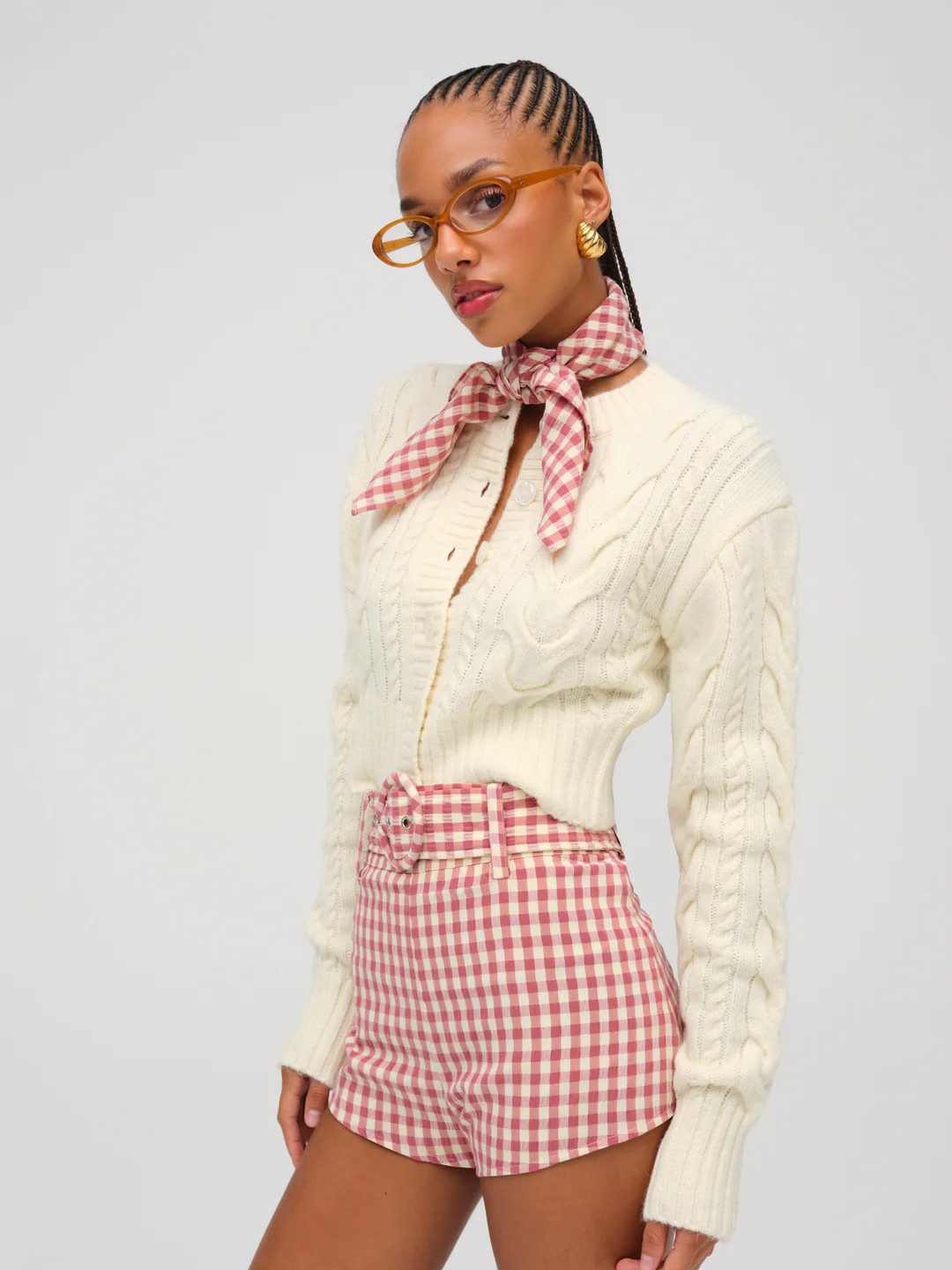 Camille Cable Knit Cardigan | For Love & Lemons