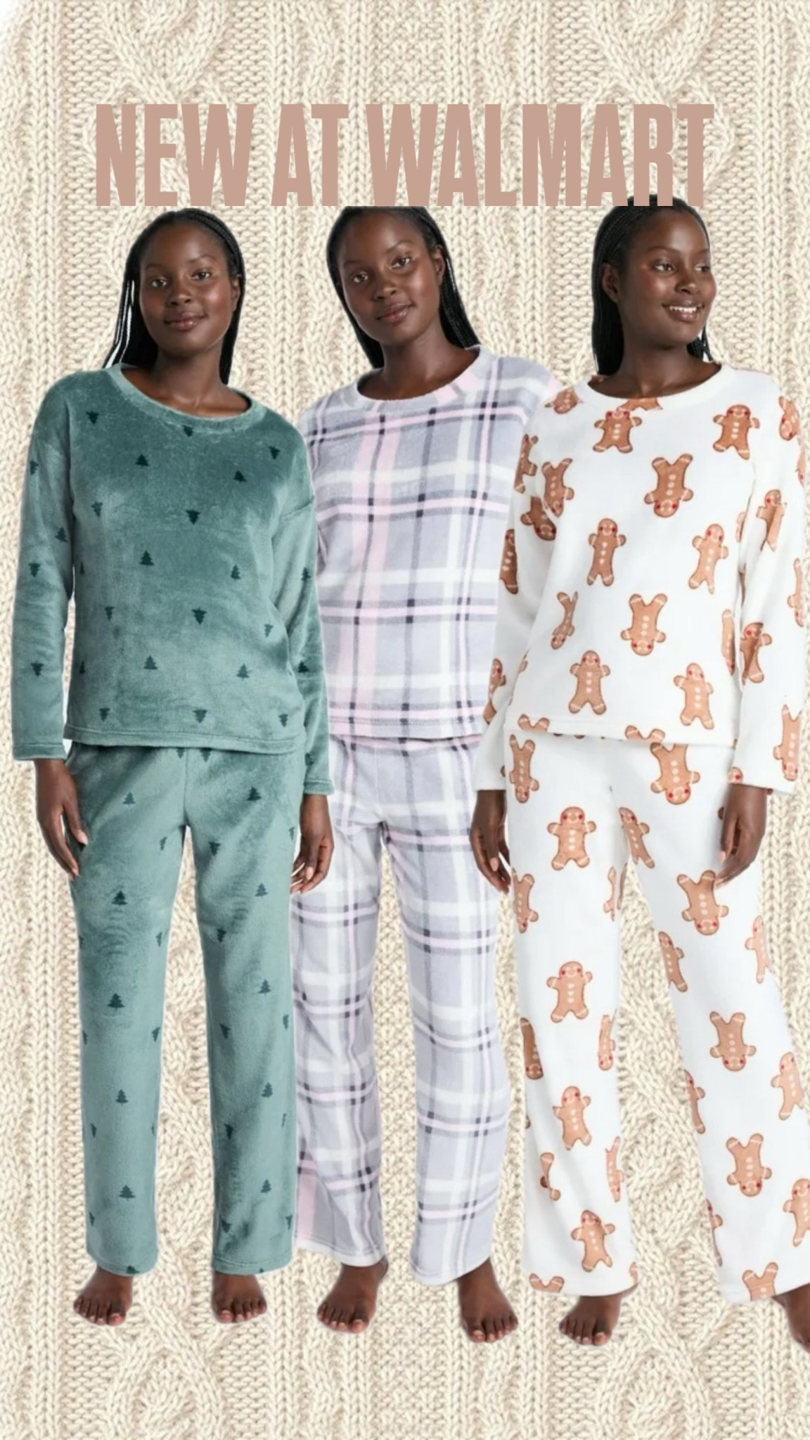 $10 giftable and cozy Christmas pajamas! From Walmart 

#LTKHoliday