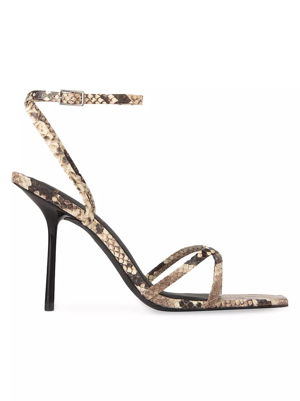 Gemma Snake Embossed Leather Sandals | Saks Fifth Avenue