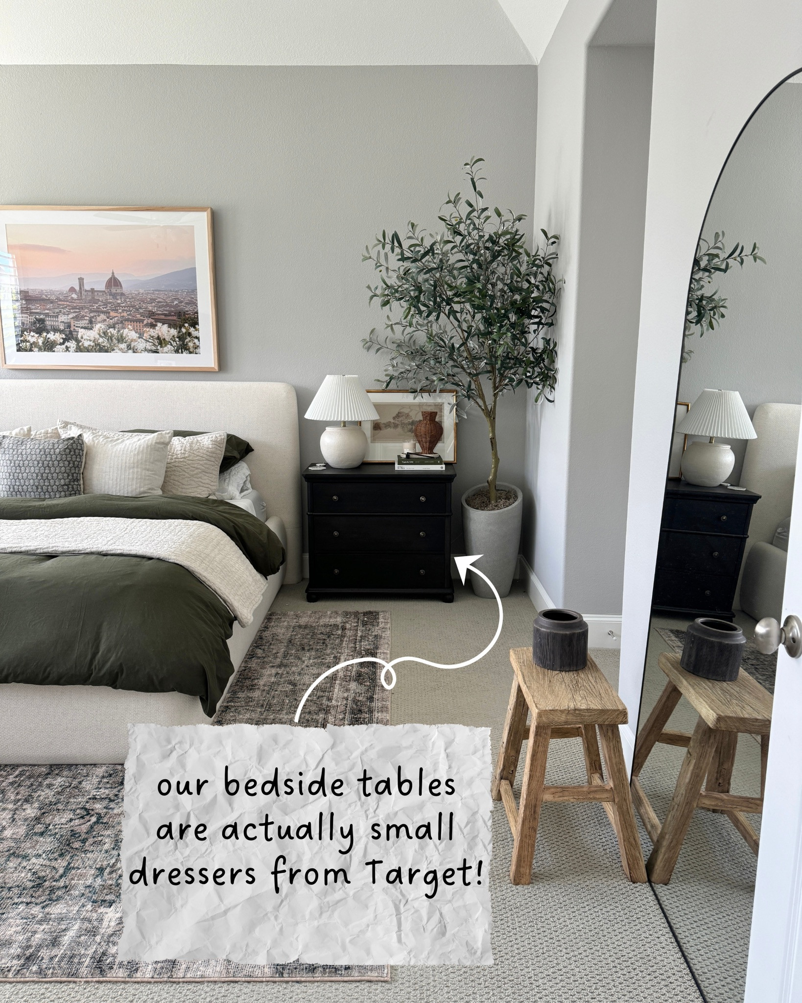 Don’t mind me, just being creative over here with my bedside tables! I found that regular ones don’t have enough storage so a small dresser worked better! ✨

#bedsidetable #target #targethome #modernhomedecor #magnolia #neutralhome #bedroomdesigninspo #bedroomrefresh

#LTKHome #LTKSeasonal #LTKdayinmylife