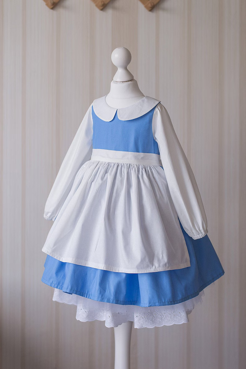 Belle Everyday Blue Provincial Dress, Belle toddler dress | Etsy (US)