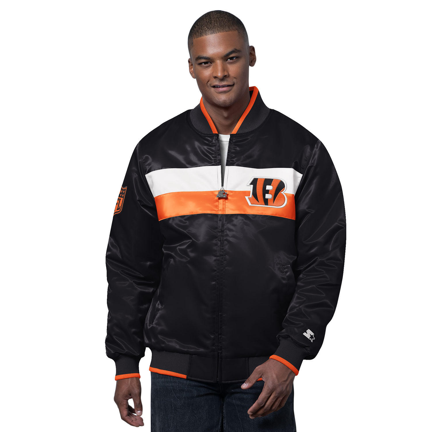 Cincinnati Bengals Satin Jacket L:- L | Sam's Club