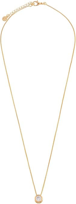 | Dainty Gold Pendant Necklace for Women | 18K Gold Plated Chain Jewelry | Cubic Zirconia Charm |... | Amazon (US)