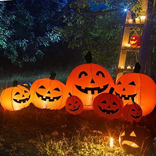 7.5FT Halloween Inflatables Decorations Pumpkin, Inflatables Outdoor Decorations Inflatable Pumpk... | Amazon (US)