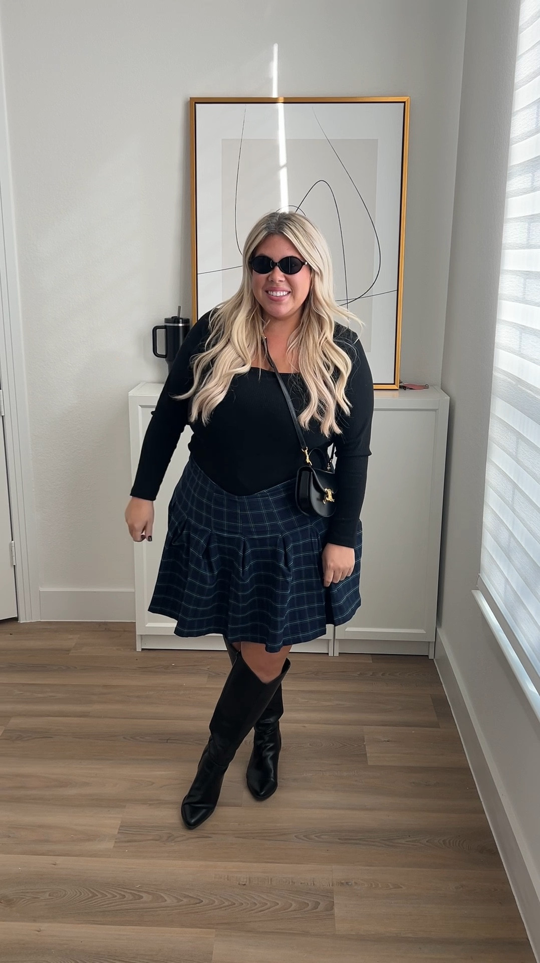 Brunch OOTD! 🖤🖤 

Body suit: XXL
Skort: 1x
Boots: tts 


#LTKVideo #LTKFindsUnder50 #LTKStyleTip