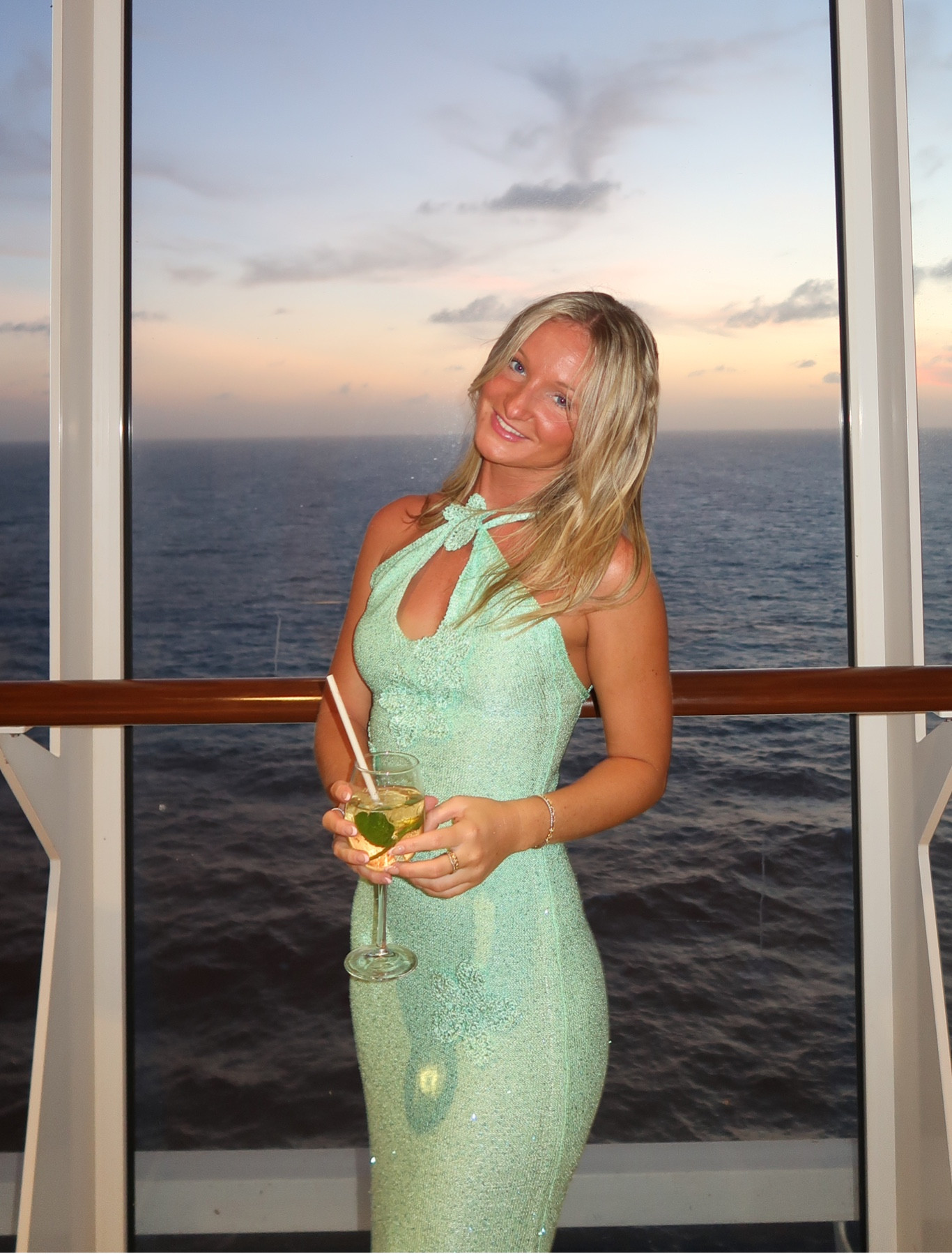 The most beautiful dress I’ve ever worn🩵💚