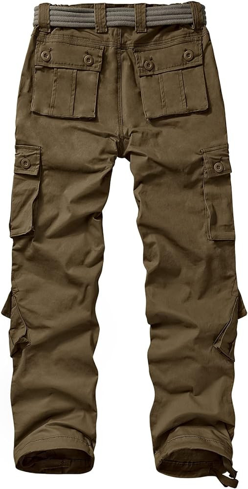 Alfiudad Womens Cargo Pants with Pockets, Women's Casual Military Army Hiking Combat Tactical Work Pants Trousers | Amazon (US)