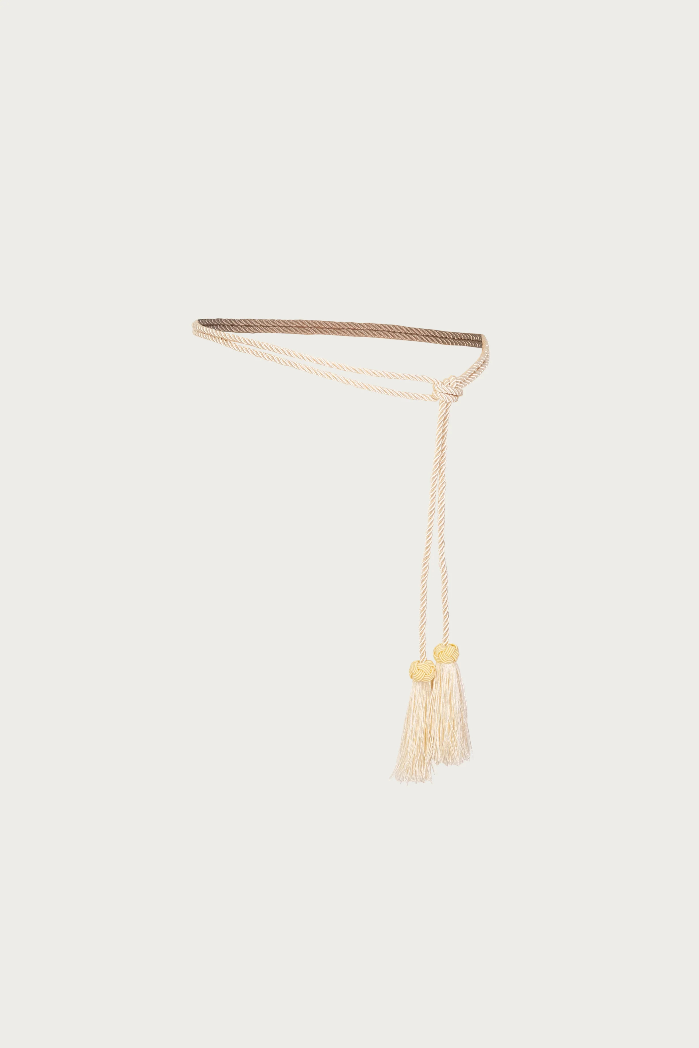 Tassel Rope Belt (Cream) | SAME