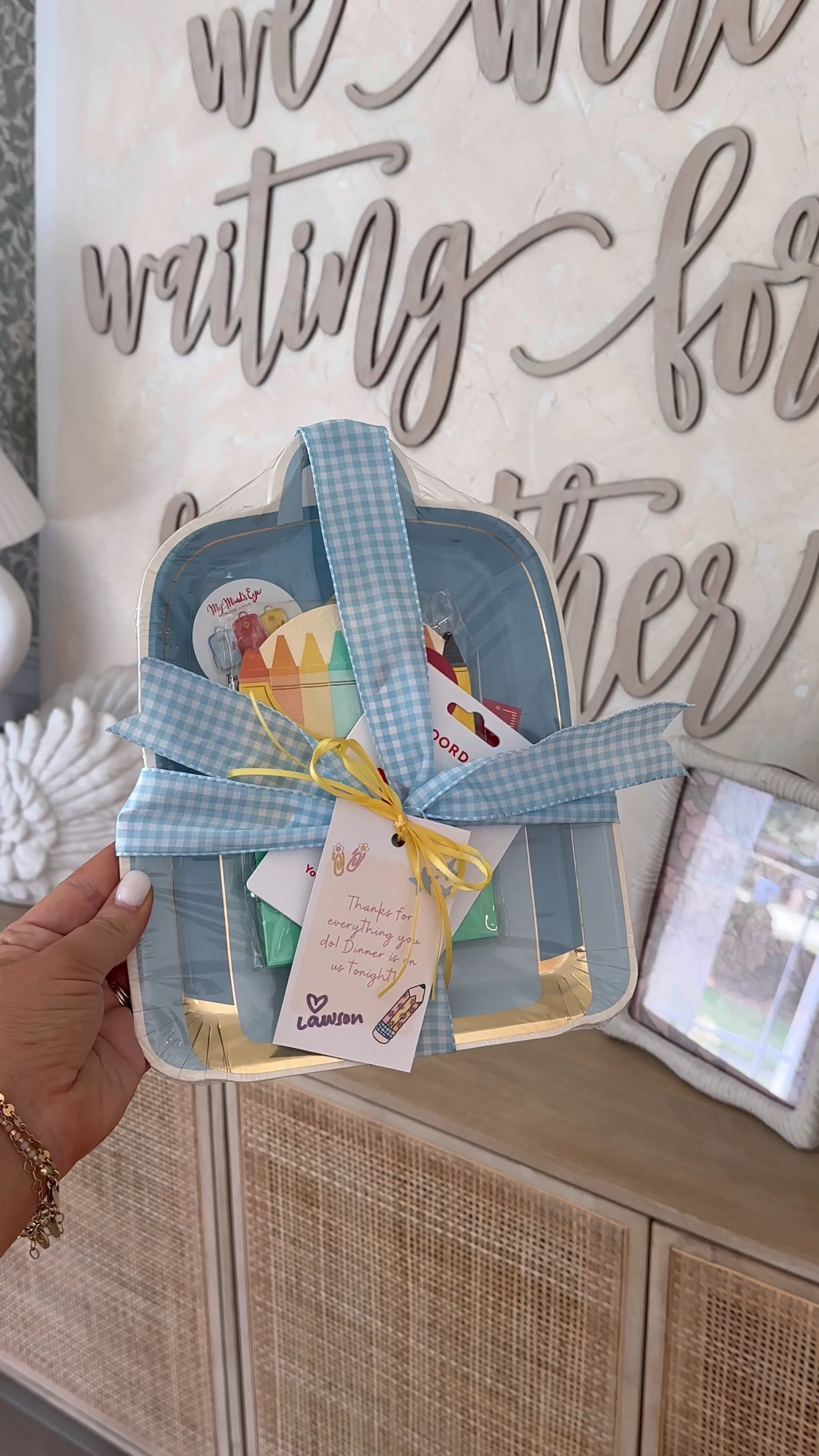 Teacher gift idea! Dinner on us tonight! I included this little tag on my website if you want to print it out! 

Back to school THEBLOOMINGNEST gift idea teachers 

#LTKSeasonal #LTKKids #LTKBacktoSchool