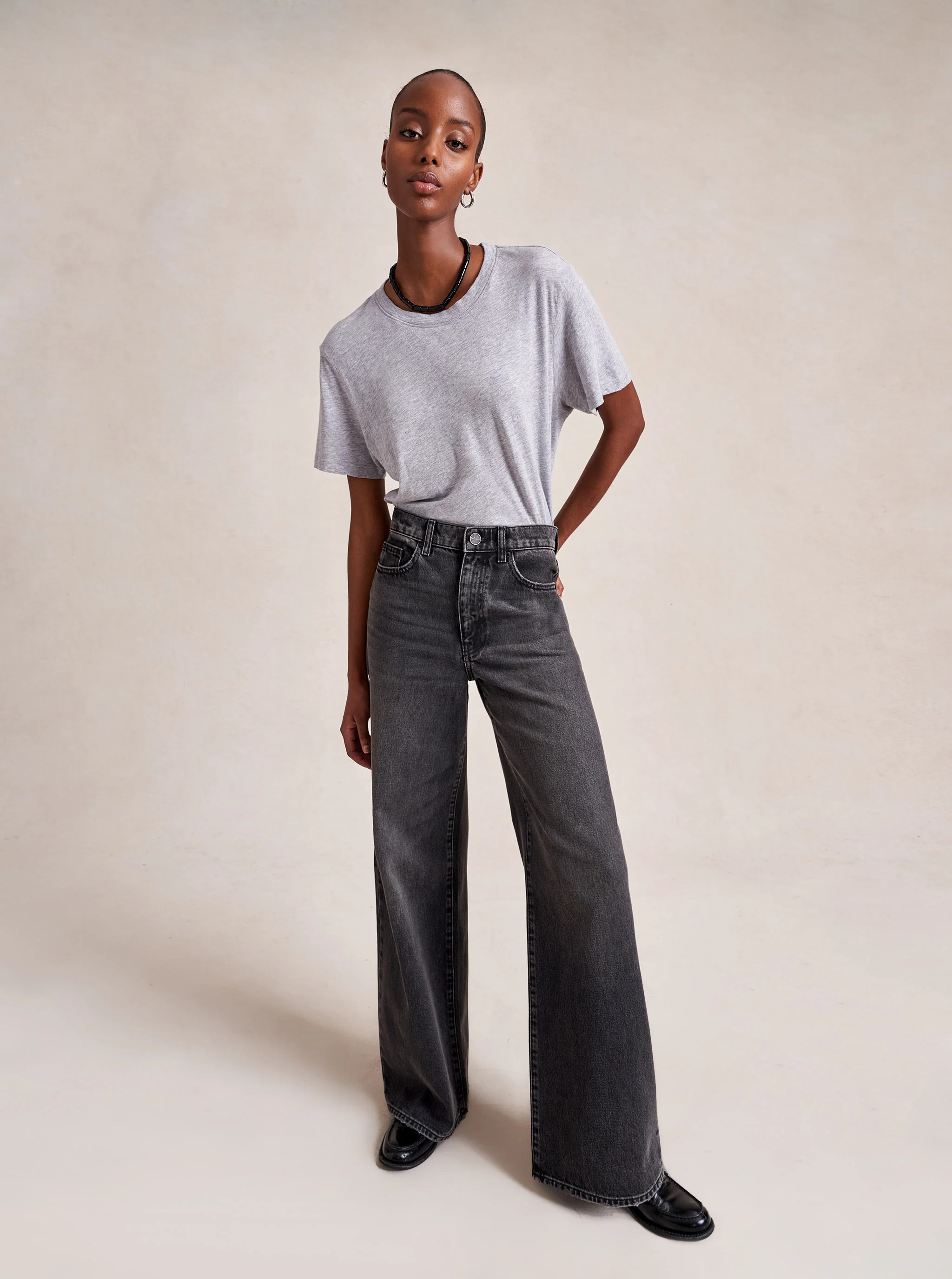 Isadora High-Rise Wide-Leg Jean | La Ligne