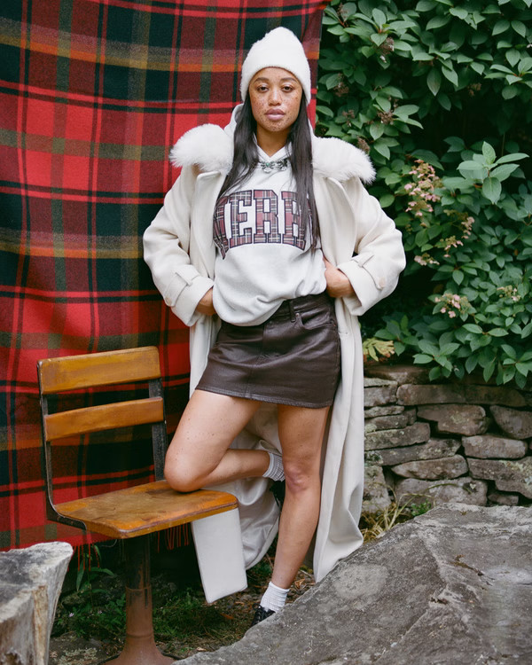 Women's A&F Carrie Wool-Blend Trench Coat | Women's New Arrivals | Abercrombie.com | Abercrombie & Fitch (US)